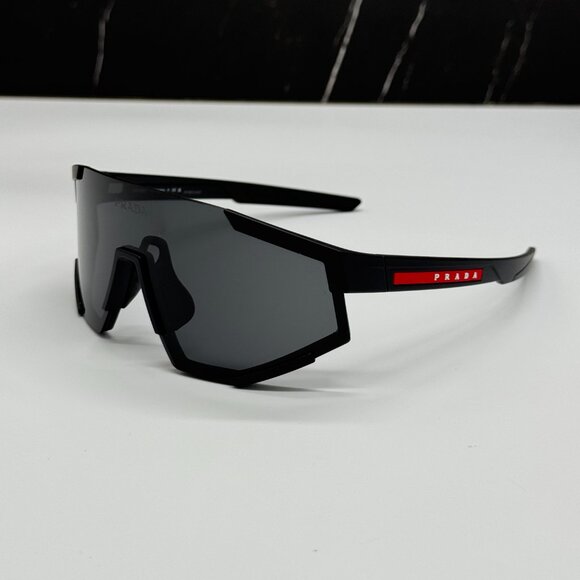 NEW PRADA LINEA ROSSA SPS 04W DG006F UNISEX PRADA PS04WS DG006F BLACK PS 04WS - Picture 5 of 9
